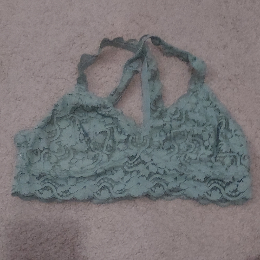 Xhilaration Teal Lace Bandeau